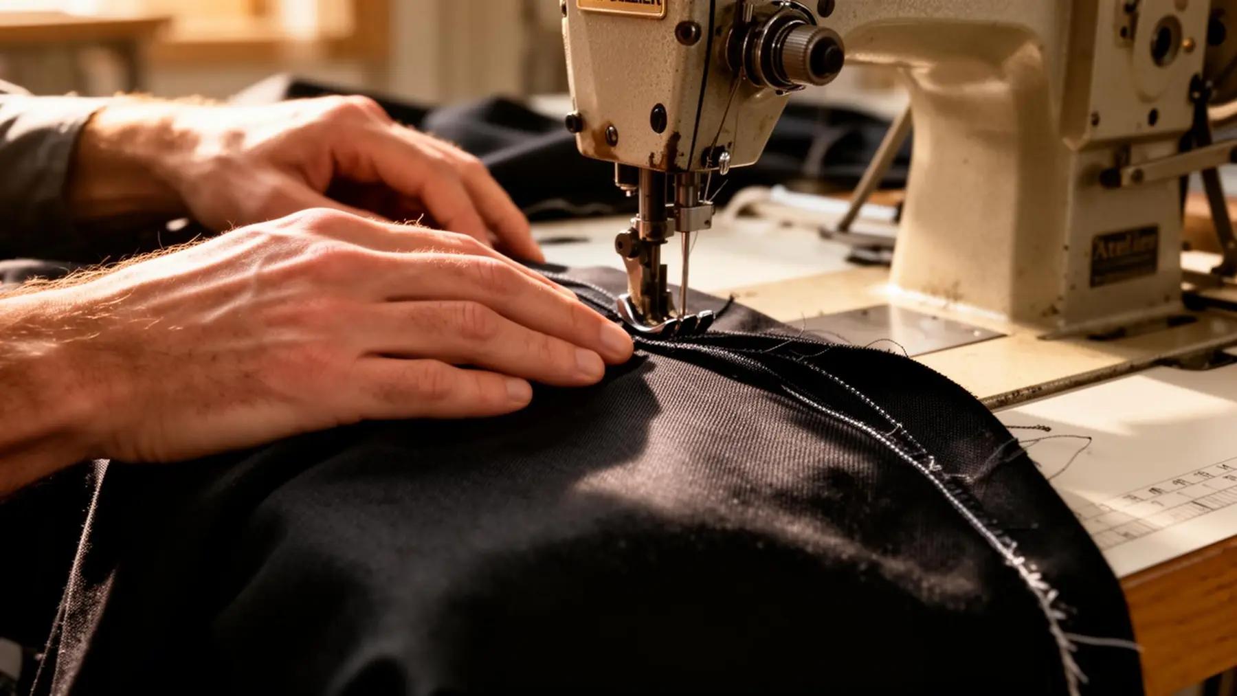 Atelier SOVA à Alger — coupe et couture